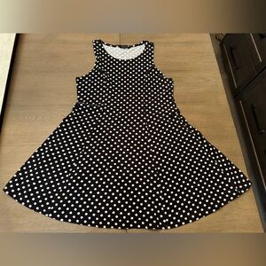 Vintage Polka dots Dress “Just Love “ Dress Size Large